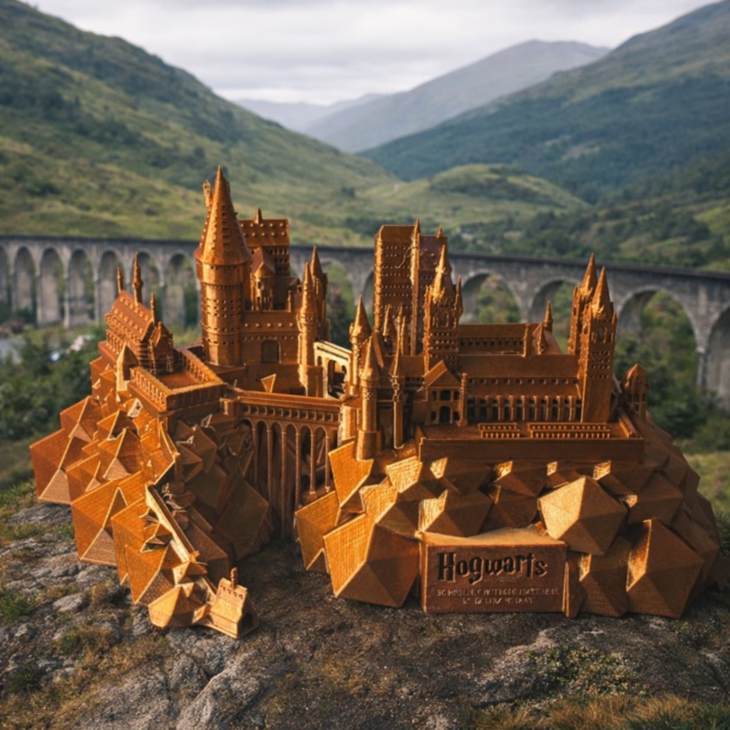 Harry Potter Hogwarts Castle replica